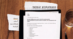 Desktop Screenshot of helmut-winkelmann.de