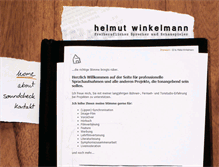 Tablet Screenshot of helmut-winkelmann.de